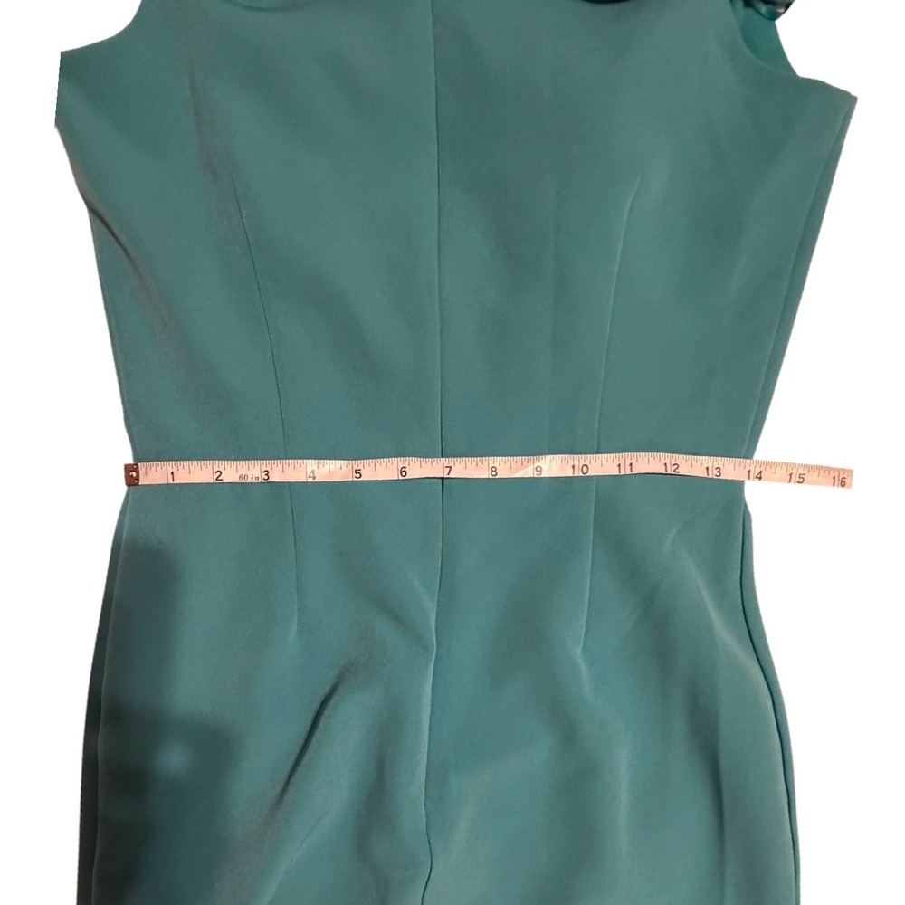 Endless Rose Teal Blue Off The Shoulder Ruffle Mini Dress Cocktail Party Size S - Picture 6 of 10